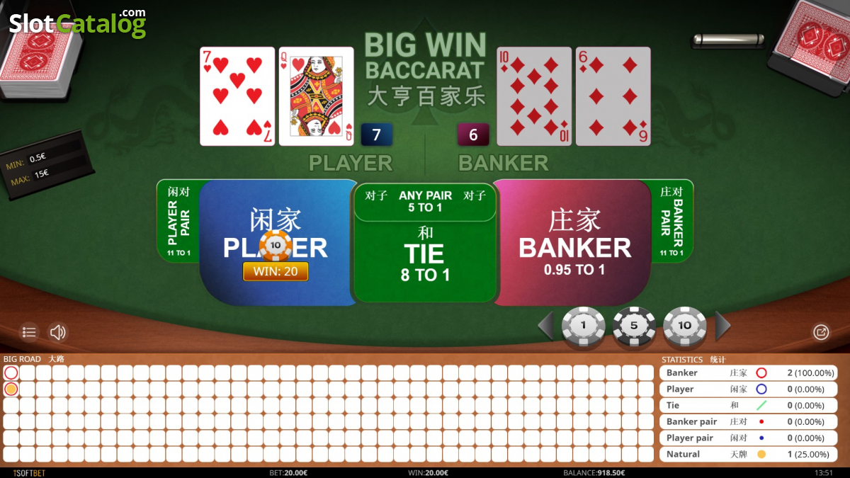 Big Win Baccarat Big Win Baccarat