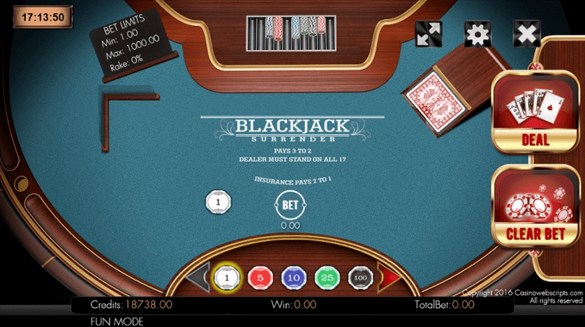 BlackJack Zrzut