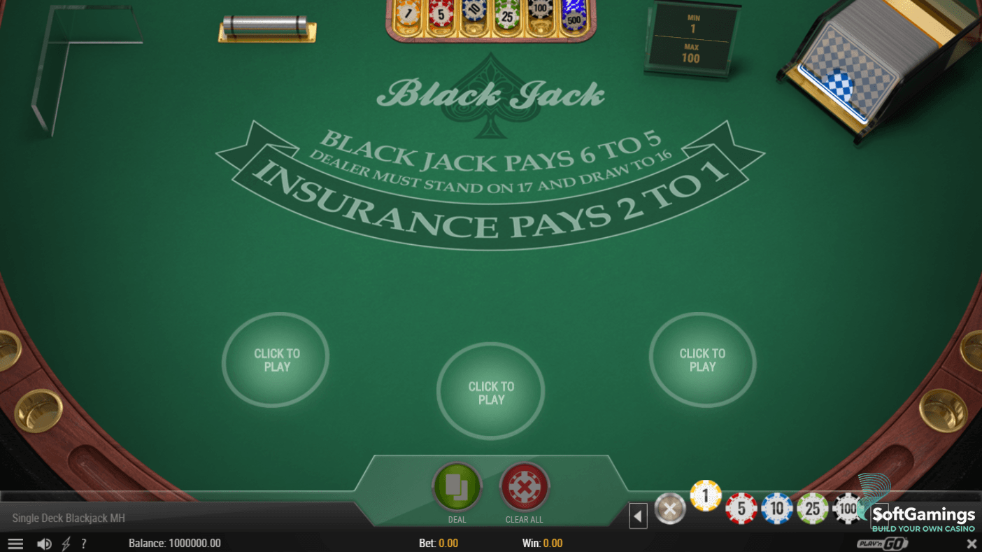 Jedna talia BlackJack