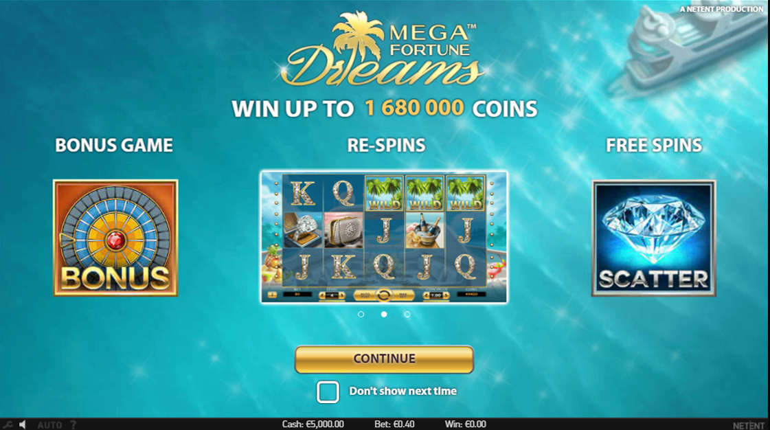 Mega Fortune Dreams Mega Fortune Dreams