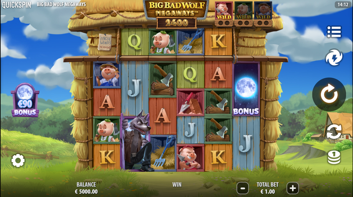 Wielki Zły Wilk Megaways