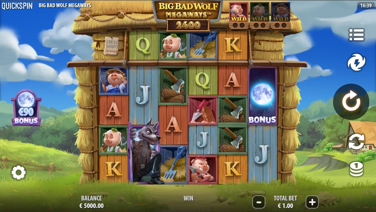 Wielki Zły Wilk Megaways