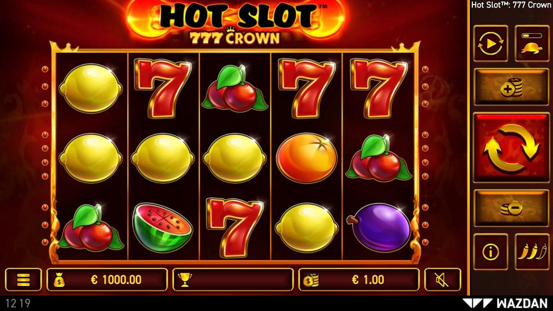 Gorący Slot 777 Korona