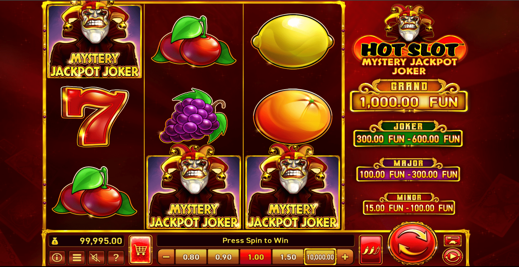 Hot Slot™: Tajemniczy Jackpot Joker Gorący Slot™: Tajemniczy Jackpot Joker