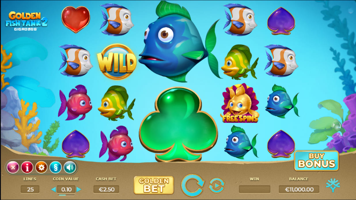 Złoty zbiornik ryb 2 Gigablox™